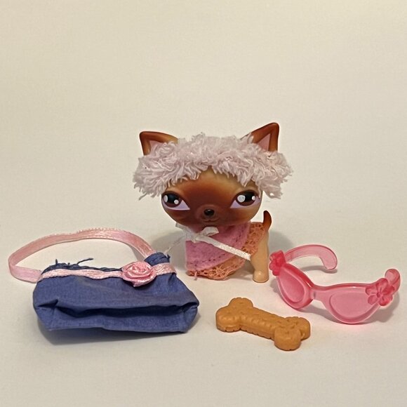 Lot of 5 Littlest Pet Shop with accessories | LPS #1, 2, 3, 4, 15 - Picture 2 of 16